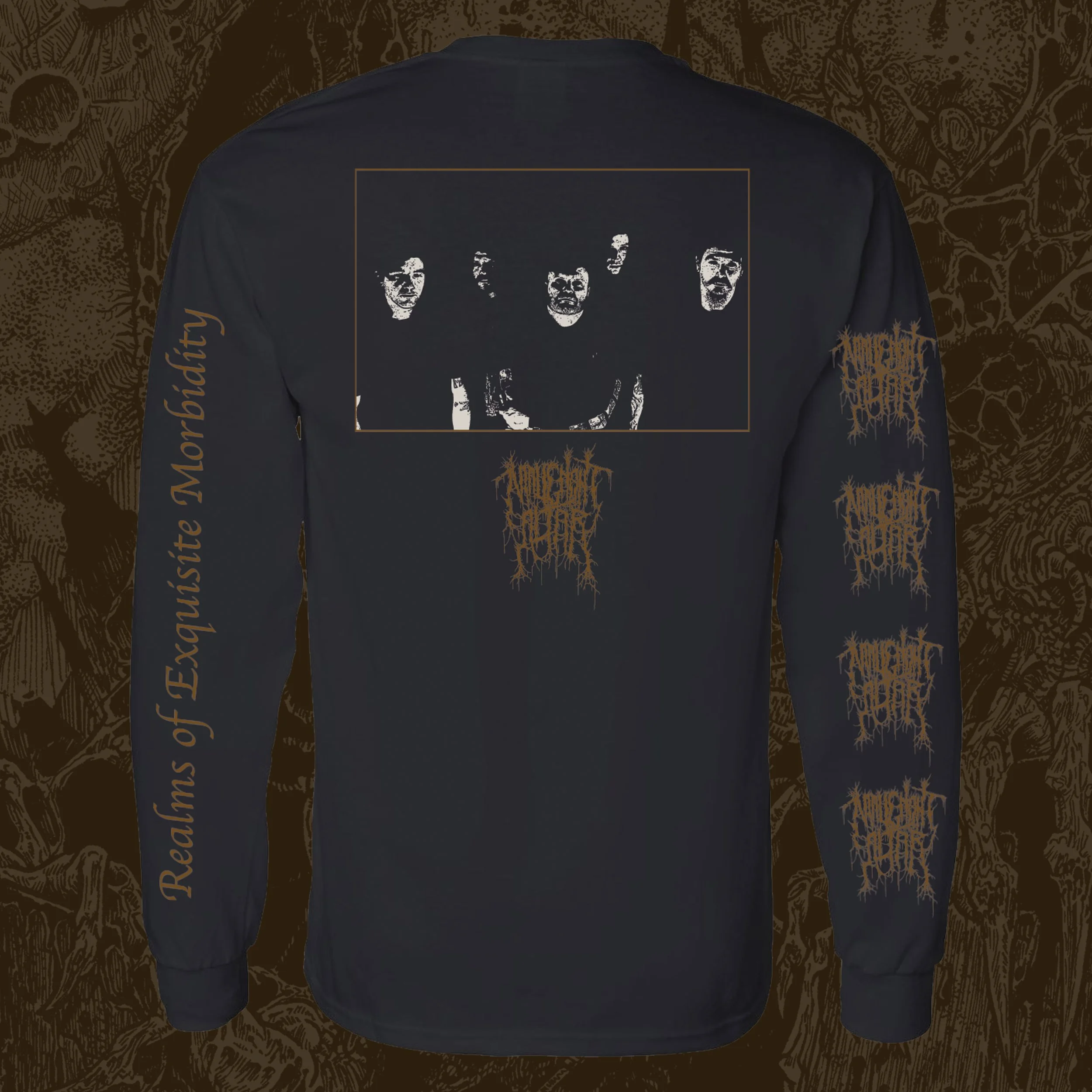 MALIGNANT ALTAR 'Realms of Exquisite Morbidity' LS — PYRE PRESS MERCH